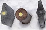 Cores are fused to the foam