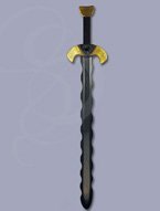 High Quality Foam Sword with Wavy Blade and Star Graphic