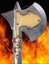 Small image #2 for Decorated Foam Battle Axe for Sparring or LARP