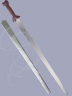 High Carbon Steel Celtic Sword with Sheath