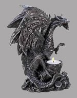 Ferocious Dragon Tealight Holder