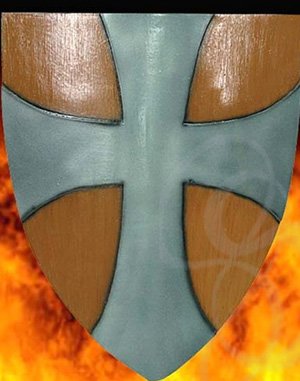 Holy Deffender - Crusader Style LARP / Foam Heater Shield