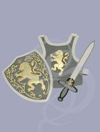 Holy Knight Costume with Armor, Shield and Sword