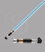obi wan and luke lightsaber