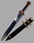 Small image #1 for The Legionnaire: Rugged, Crowned Roman Gladius with Leather Grip