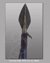Small image #2 for Spartan Spear- Greek Thrusting Spear with Leather Wrap and Buttcap