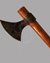 Small image #3 for Single Handed Viking Axe with Carbon Steel Head and Extended Upper Horn
