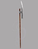 Viking Halberd with Steel Butt-Plate