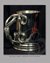 Small image #3 for Pewter Coiled Adders Tankard with Black Faceted Stone