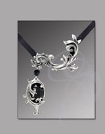 Elegant Asymmetrical Gothic Pendant