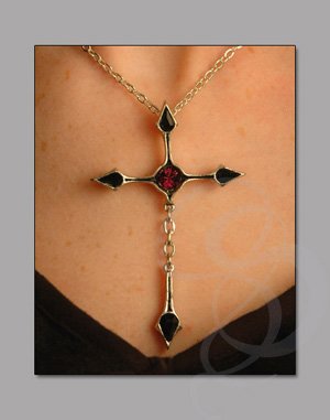 Dangling-Cross Pendant and chain