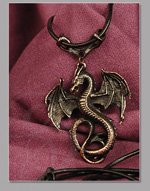 Draco Furioso Pendant and Leather Thong