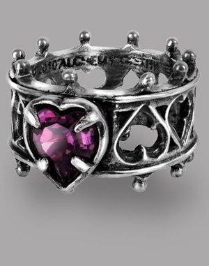 Pewter Elizabethan Ring Crafted from Historical Designs