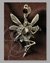 Small image #1 for Fey Necrosis Silver Plated Skeletal Fairy Ear Stud