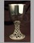 Small image #1 for Medieval Pewter Cup with Celtic Scrollwork