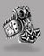 Small image #1 for Pewter Viking Ring with Sculpted Hammer of Thor