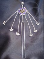 Japanese Hair Sticks with Bats