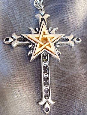 Pentacle Cross Pendant