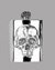 Small image #1 for Gilded Pewter Skull Flask