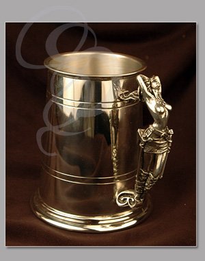 Pewter Valkyrie Viking Tankard