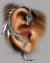 Small image #1 for Whispering Dragon Ear Wrap - Sinuous, Full-Ear Dragon-Cuff.