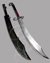 Small image #1 for Decorative Battle Scimitar with Two-Tone Grip