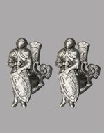 Armour  Wall Hangers for Swords, Daggers, and Pistols