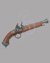 Small image #1 for Pirate Flintlock pistol with Face of Pirate