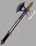 Fantasy Double-Bladed Roman Battle Axe