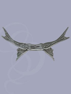 Pistol or Dagger Stands in Gold and Gray
