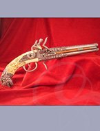 Non-Firing Italian Style Flintlock with Faux Ivory Stock