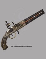 Non-Firing Italian Style Flintlock with Faux Ivory Stock