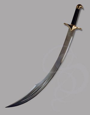The Firedancer - Fully balanced, hand-forged, tempered scimitar
