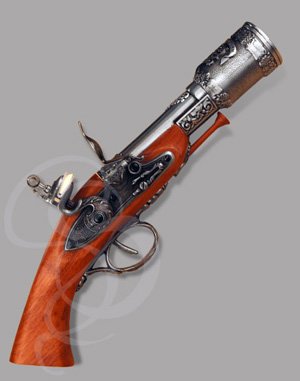 Pirate Flintlock Pistol, Iron