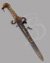 Small image #1 for 18th Century English Flintlock Pistol Dagger Reproduction with simulated ivory handle