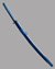 Small image #1 for Blue Destiny Hand Forged Katana with Carbon Steel Blade and Blue Scabbard