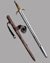 Small image #1 for Stage Combat Tempered Medieval Arming Sword