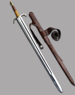Tempered Medieval Arming Sword (Broadsword)