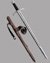 Small image #1 for Tempered Arming Sword with Leather Scabbar and Hanger For Stage Combat