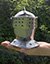 Small image #4 for Miniature Knight's Helmet with Hinged Face and Neck Protections