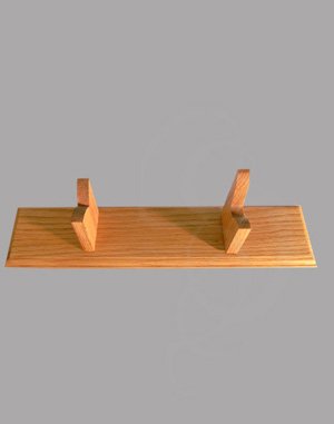 Wooden Tabletop Display Stand for Daggers