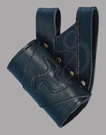 Two-Point Decorative Leather Frog for LARP Swords