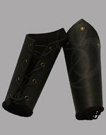 Knights Battle Arm Bracers Black -
