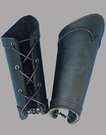 Warrior Battle Arm Bracers Black -
