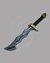 Small image #1 for LARP Corsair Dagger- Durable Foam Dagger with Flexible Fiberglass Core