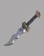 Small image #1 for LARP Spider Dagger- Rugged  Foam Dagger with Performance Core