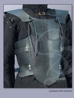 Footman's Leather Armor Vest - Adjustable Leather Armor Vest - Small Size