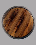 Viking-Style Foam Wood Design Shield with Solid Grip