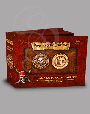 Pirates of the Caribbean Aztec Coin Set