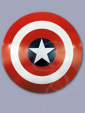 Licensed 1960s Version of Captain America's Shield